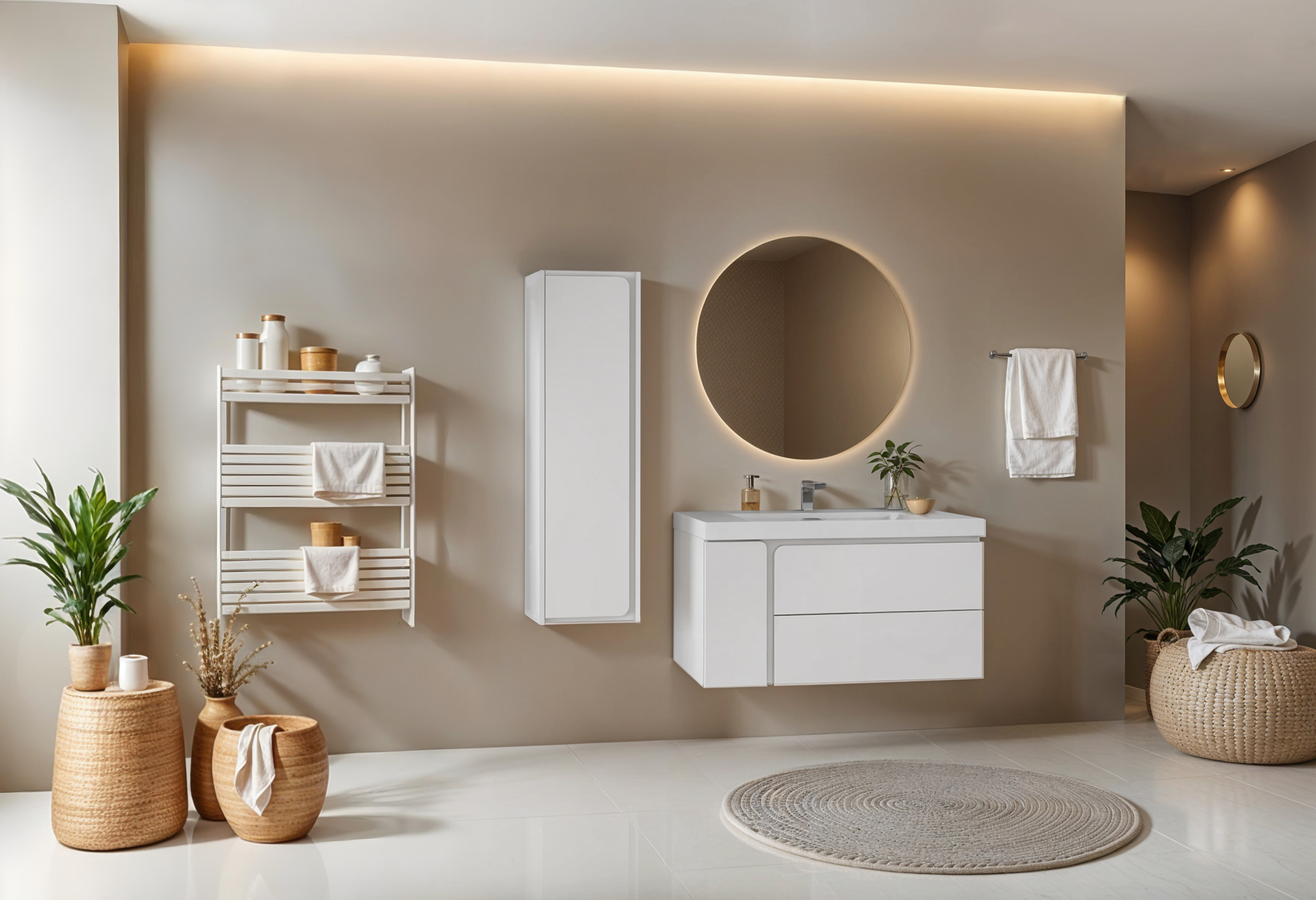 suya dayanıklı banyo dolabı modelleri
