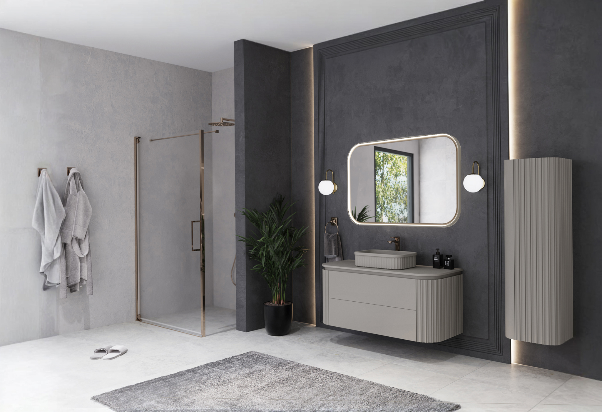 Gloria banyo dolabı