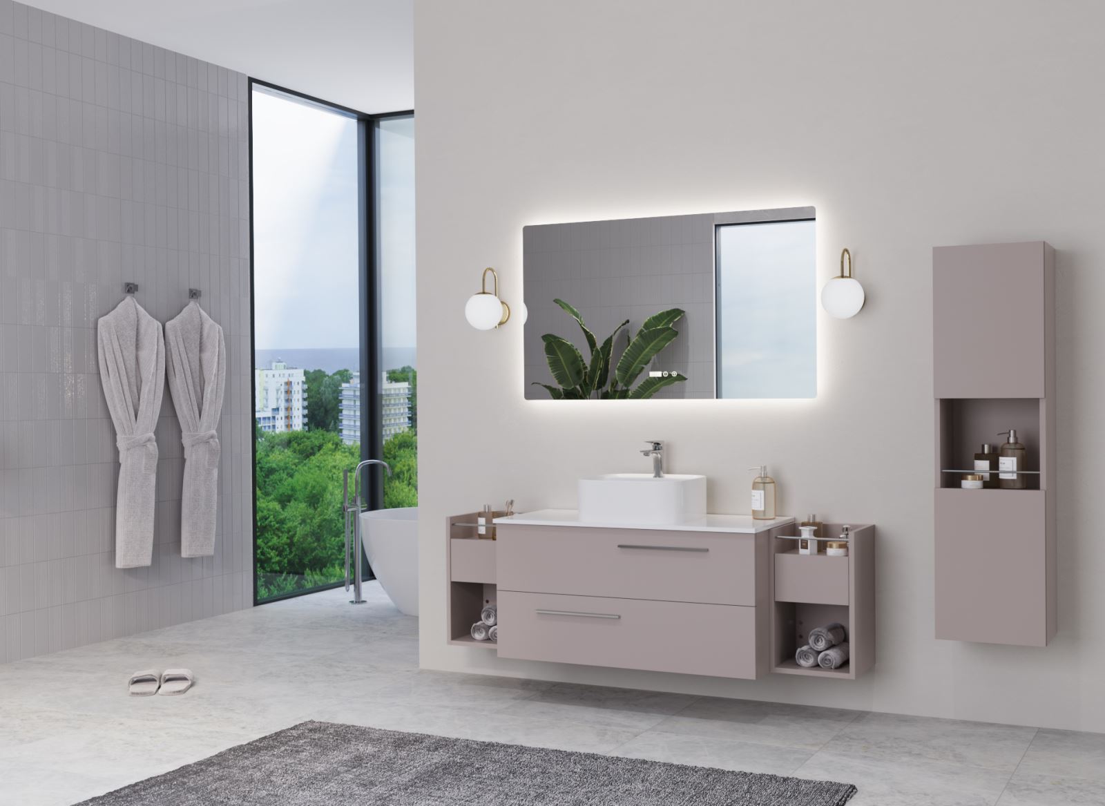 modüler banyo dolabı modelleri