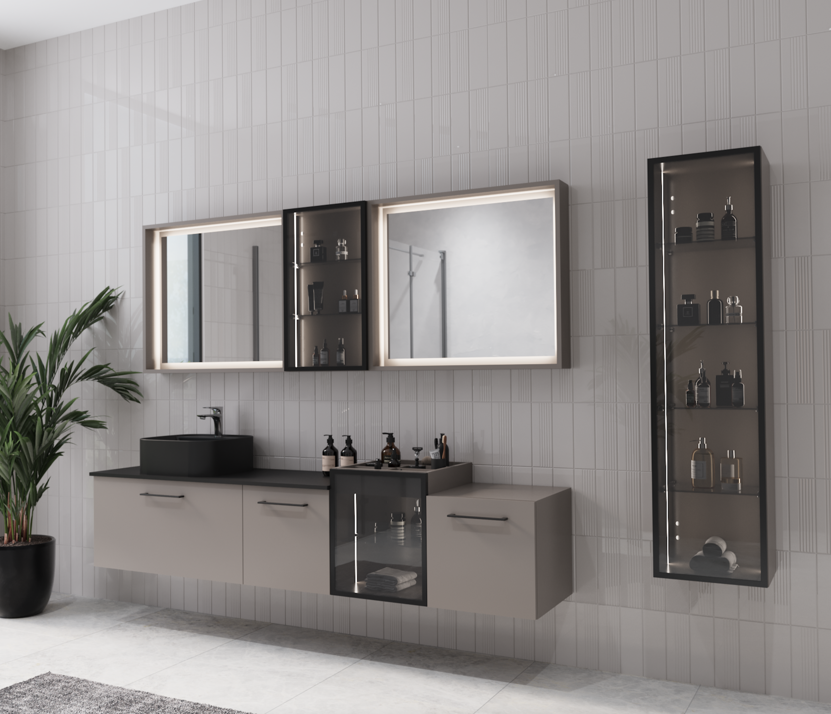 fonksiyonel banyo dolabı modelleri
