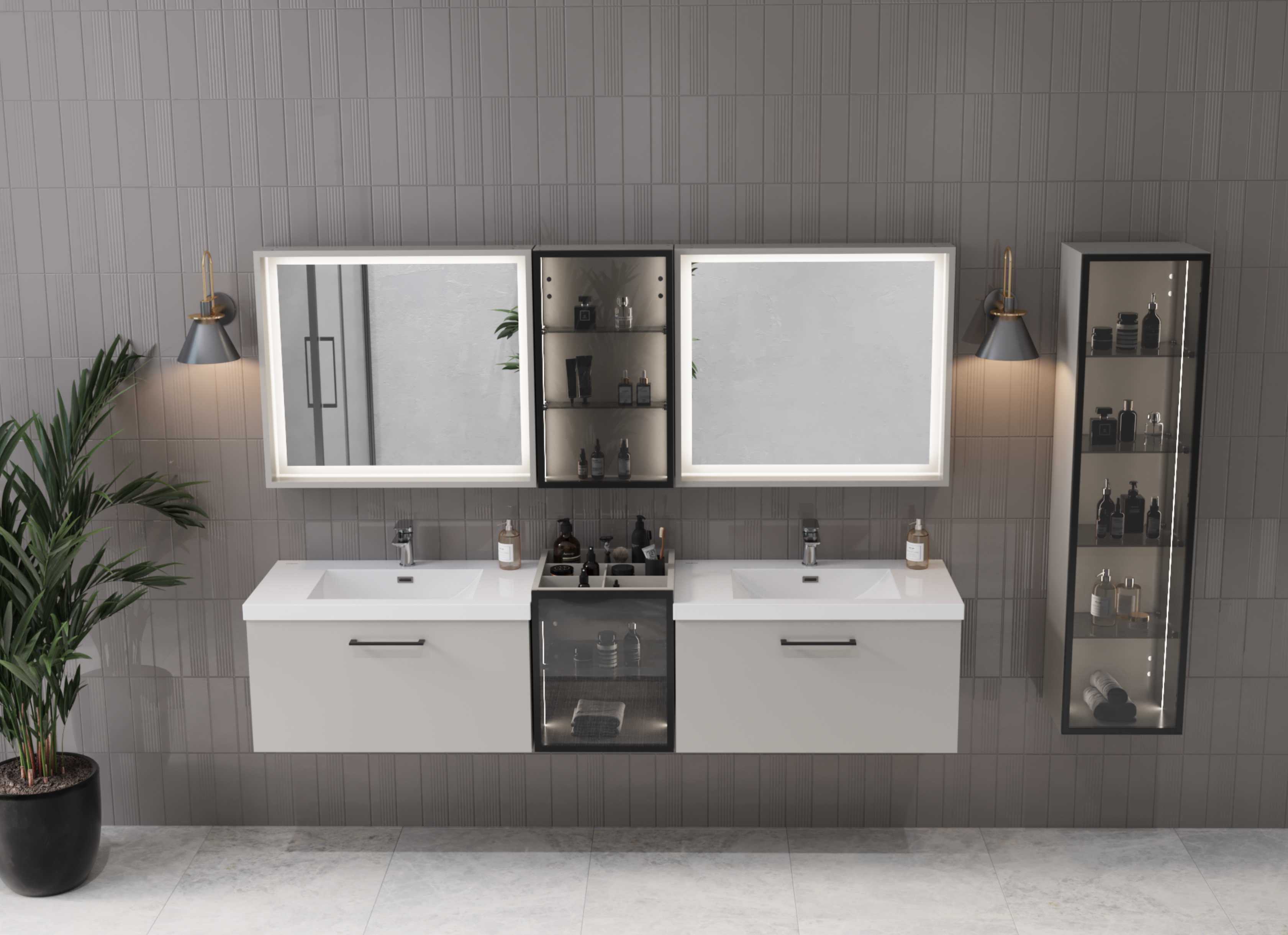 banyo dolabı modelleri